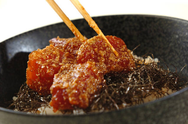 マグロのゴマダレ丼の作り方の手順6