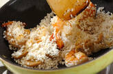 トマトソースがけエビピラフの作り方6