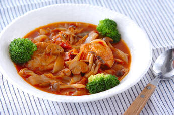 鶏肉のトマト煮込み