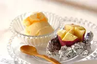 サツマイモのホイルバター焼き