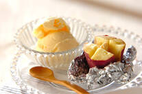 サツマイモのホイルバター焼き