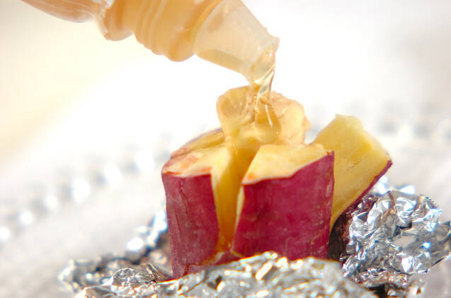 サツマイモのホイルバター焼きの作り方の手順5