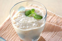 バナナ杏仁ドリンク