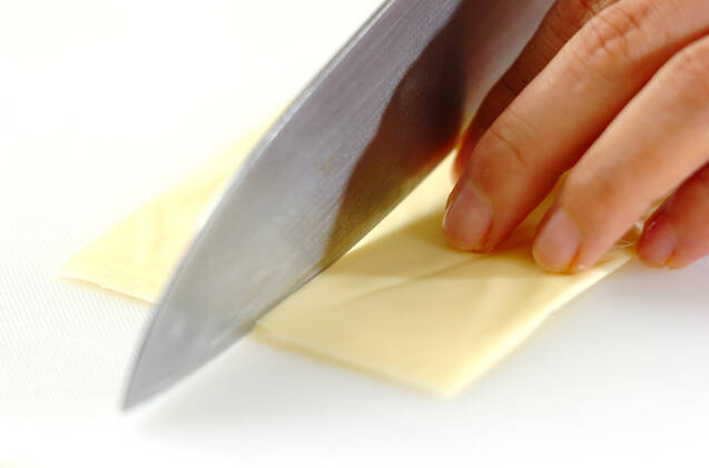 チーズのり天ぷらの作り方の手順1