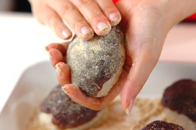 栗入りおはぎの作り方の手順6