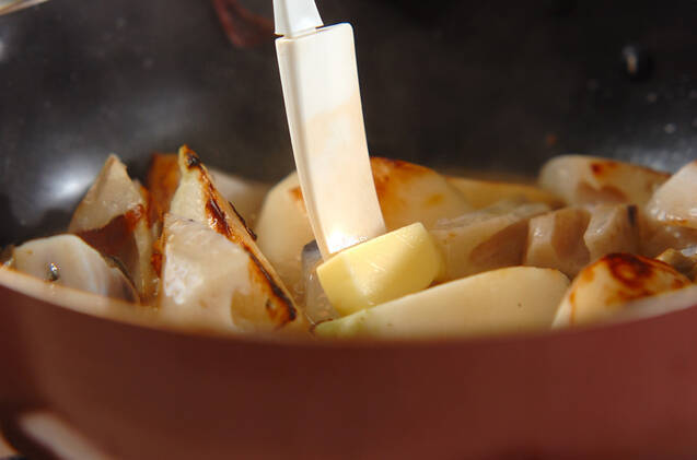 カキとカブのワイン蒸しの作り方の手順6