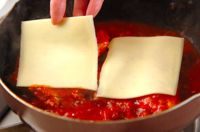 チーズチキンのトマト煮の作り方の手順4