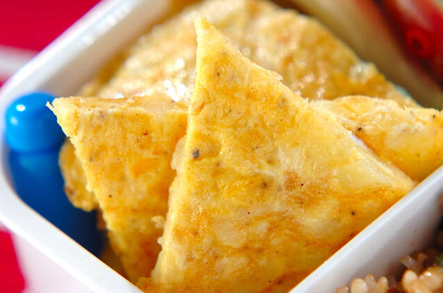 ジャガイモの卵焼き