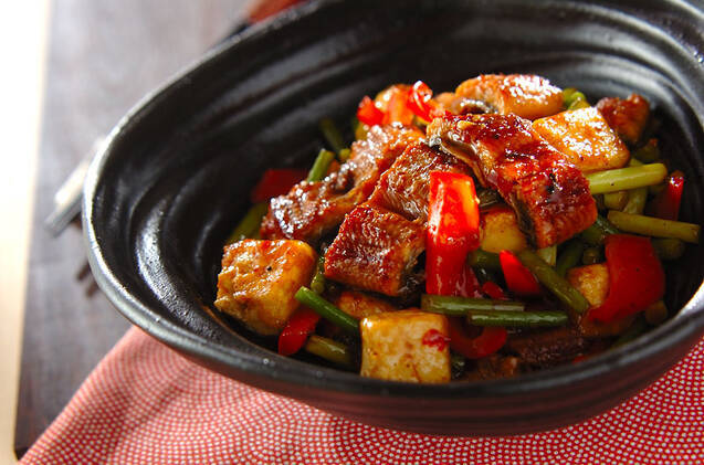 ウナギの中華炒め