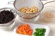 大豆と芽ヒジキの煮物の下準備1