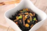 大豆と芽ヒジキの煮物