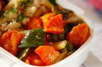 エビ天のケチャップ炒め