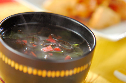 塩昆布のお吸い物