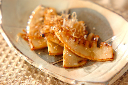 ポン酢しょうゆでさっぱりと！焼きタケノコ