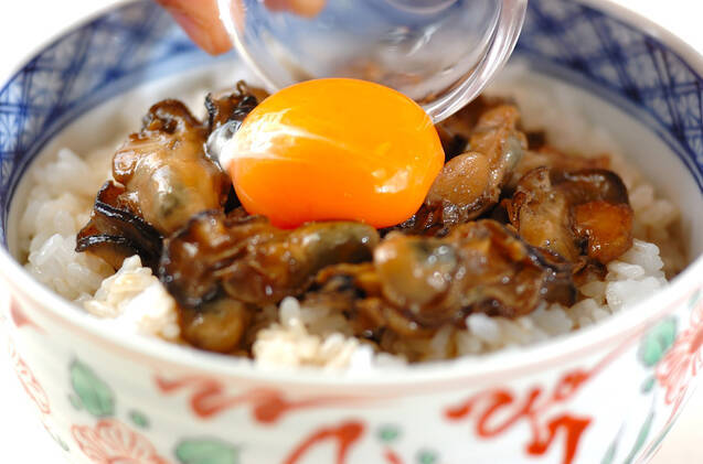 カキ丼の作り方の手順3