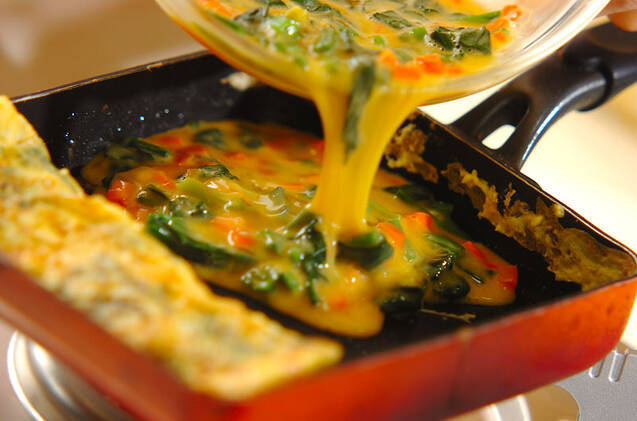 カラフル卵焼きの作り方の手順4