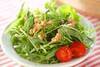 水菜のグリーンサラダの作り方の手順