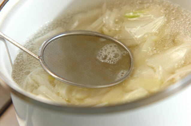 冬瓜とホタテ缶のあっさりスープの作り方の手順4