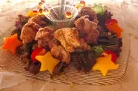 スパイシーフライドチキン