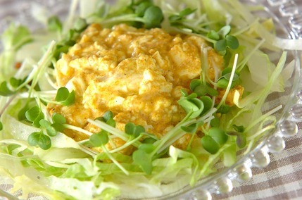 豆腐のサラダ