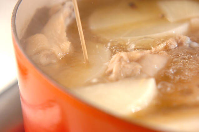 チキンと根菜のスープ煮の作り方の手順7