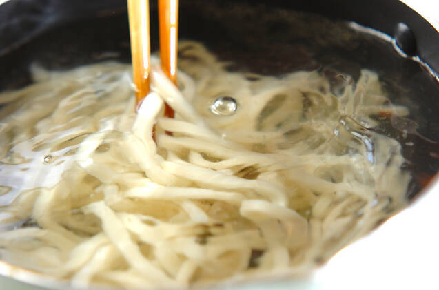 豚しゃぶのせサラダうどんの作り方の手順5