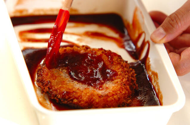 ハムカツサンドの作り方の手順3