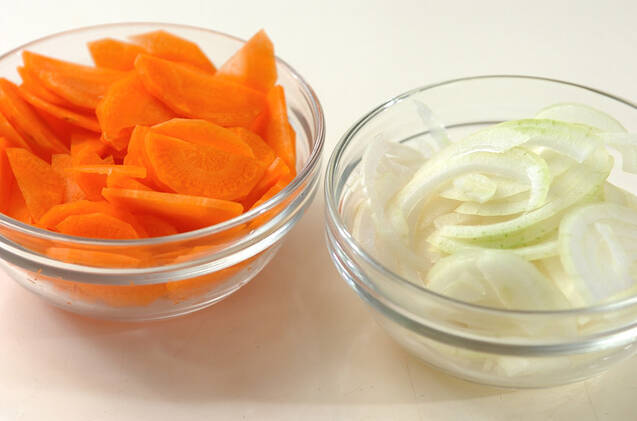 ニンジンのまろやかスープの作り方の手順1