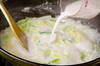 白菜のクリーム煮の作り方の手順2