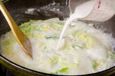白菜のクリーム煮の作り方2