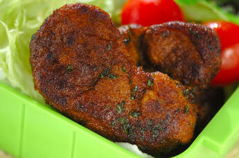 豚肉のカレー焼き