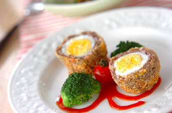 ゆで卵まるごと!スコッチエッグ