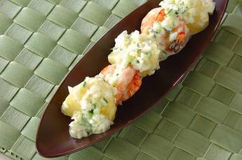 エビのタルタル和え