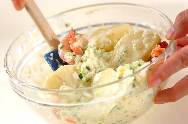 エビのタルタル和えの作り方の手順4