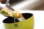 糸コンのみそ汁の作り方2