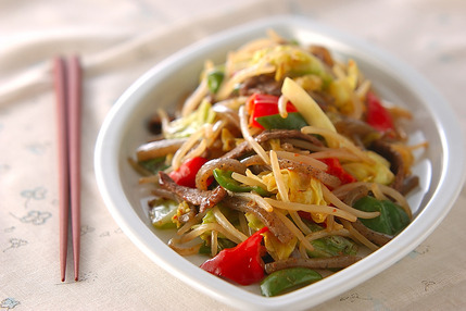 野菜のピリ辛炒め