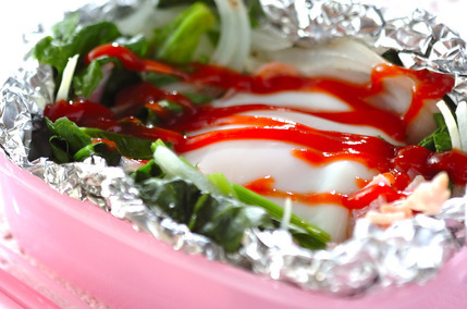 ホウレン草とベーコンの巣ごもり卵