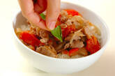 豚とトマトのバルサミコ炒め丼の作り方3