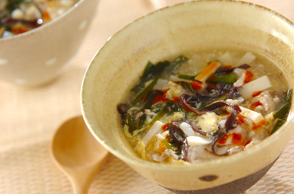 ５きくらげ入り酸辣湯