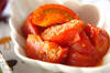 炒めトマトのゴマ塩の作り方の手順