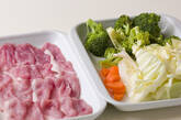 豚肉の温サラダの作り方1