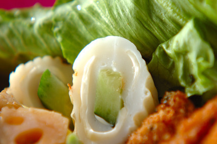 チーズ入りちくわのキュウリ詰め