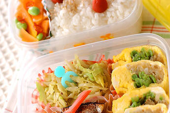 ミックス野菜の卵巻き