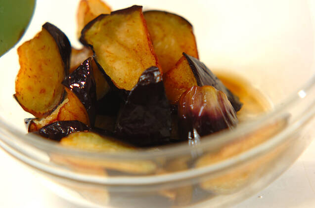 揚げナスの酢和えの作り方の手順5