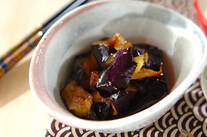 揚げナスの酢和え