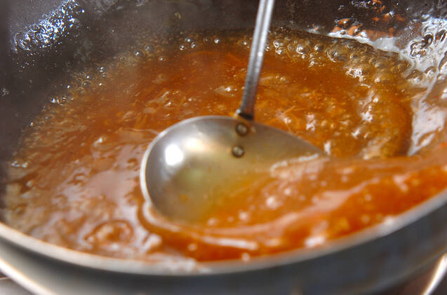 あんかけイカチャーハンの作り方の手順4