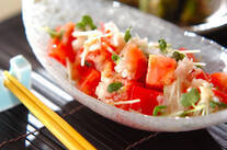 トマトのみぞれ甘酢和え