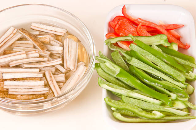 ピーマンのきんぴらの作り方の手順1