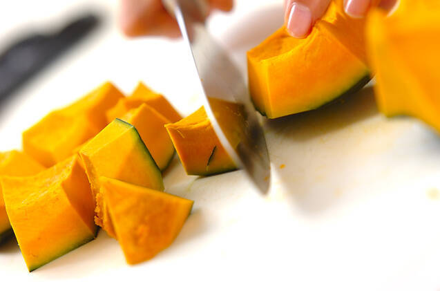 カボチャのチーズ焼の作り方の手順1