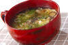 サンラータン風スープの作り方の手順